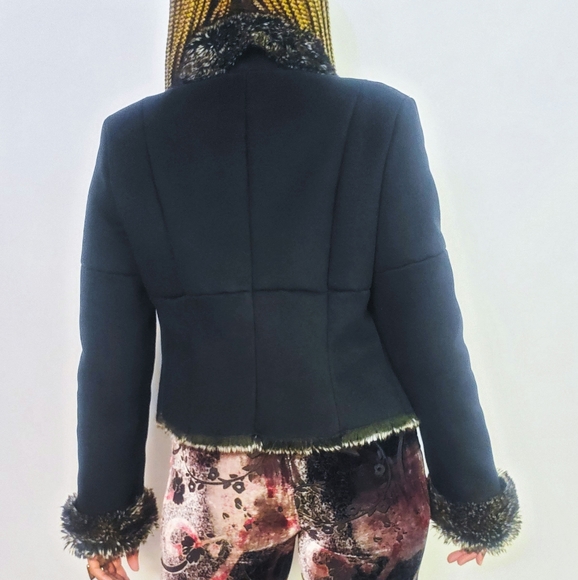 Fur Trimmed Coat - Picture 5 of 7